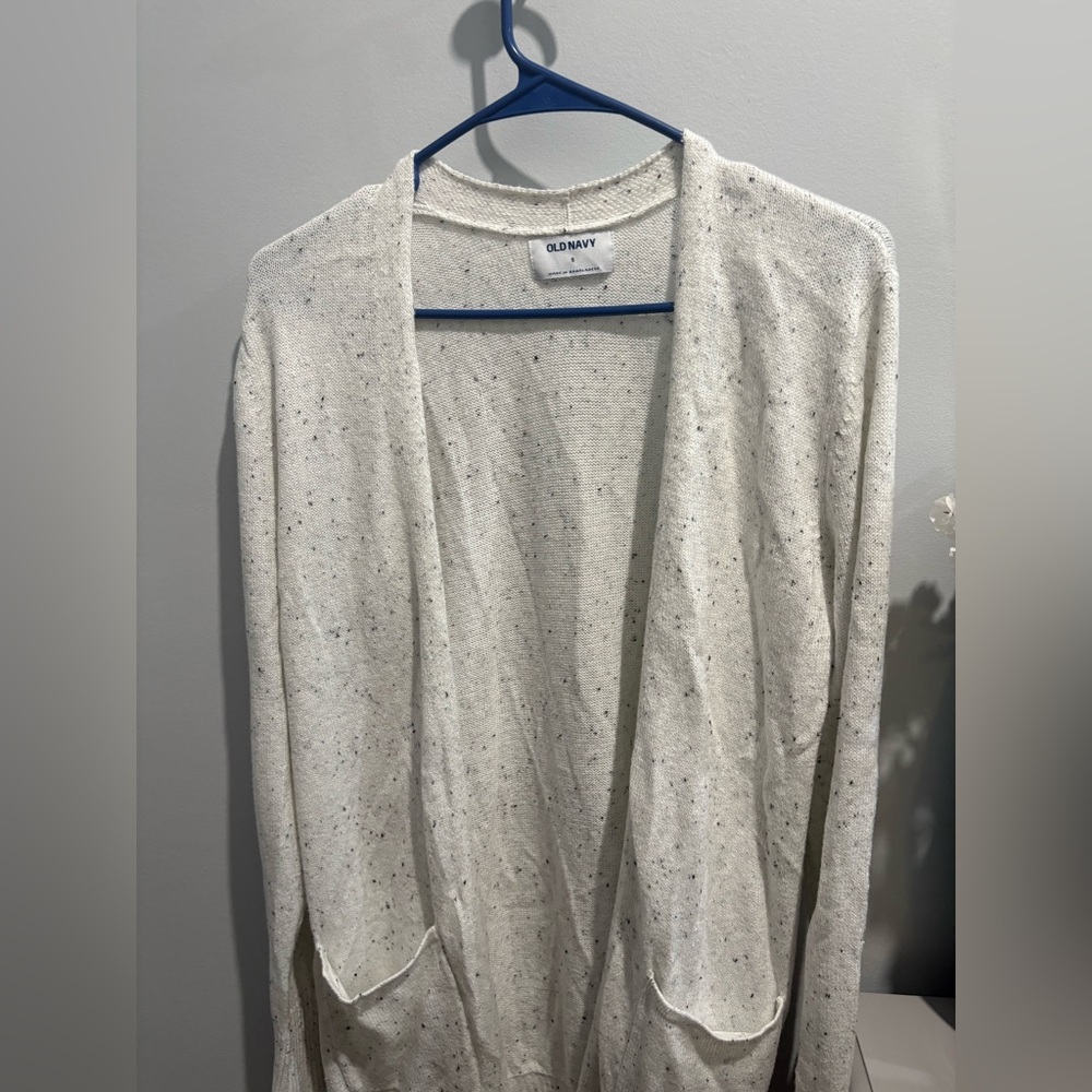 Old Navy Women's Speckled Cardigan - Cream